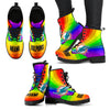 Colorful Rainbow Miami Dolphins Boots