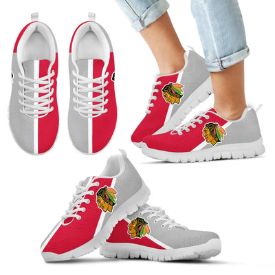Dynamic Aparted Colours Beautiful Logo Chicago Blackhawks Sneakers