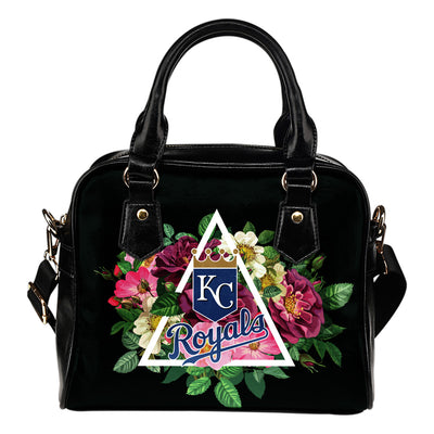 Cute Kansas City Royals Shoulder Handbags Floral Rose Valentine Logo
