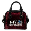 My Perfectly Love Valentine Fashion Buffalo Bulls Shoulder Handbags
