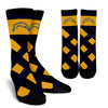 Sports Highly Dynamic Beautiful Los Angeles Chargers Crew Socks