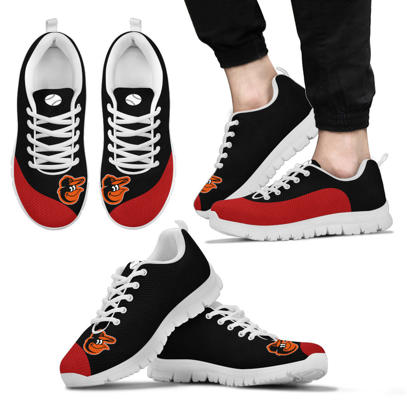 Valentine Love Red Colorful Baltimore Orioles Sneakers