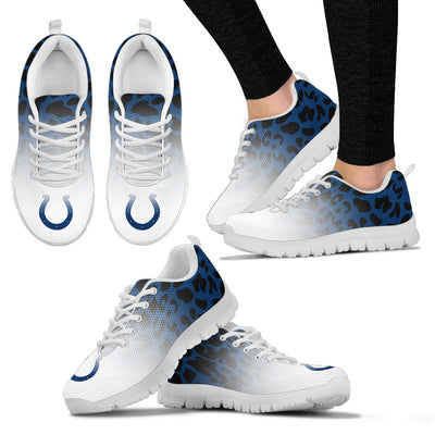 Leopard Pattern Awesome Indianapolis Colts Sneakers