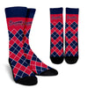 Gorgeous Atlanta Braves Argyle Socks