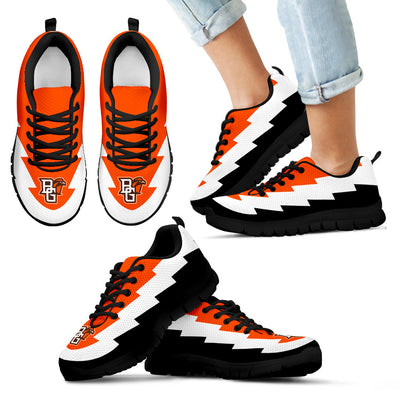 Cute Bowling Green Falcons Sneakers Jagged Saws Creative Draw