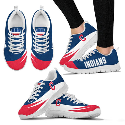 Awesome Gift Logo Cleveland Indians Sneakers