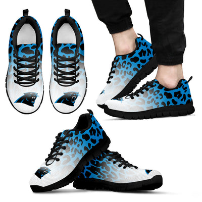 Leopard Pattern Awesome Carolina Panthers Sneakers