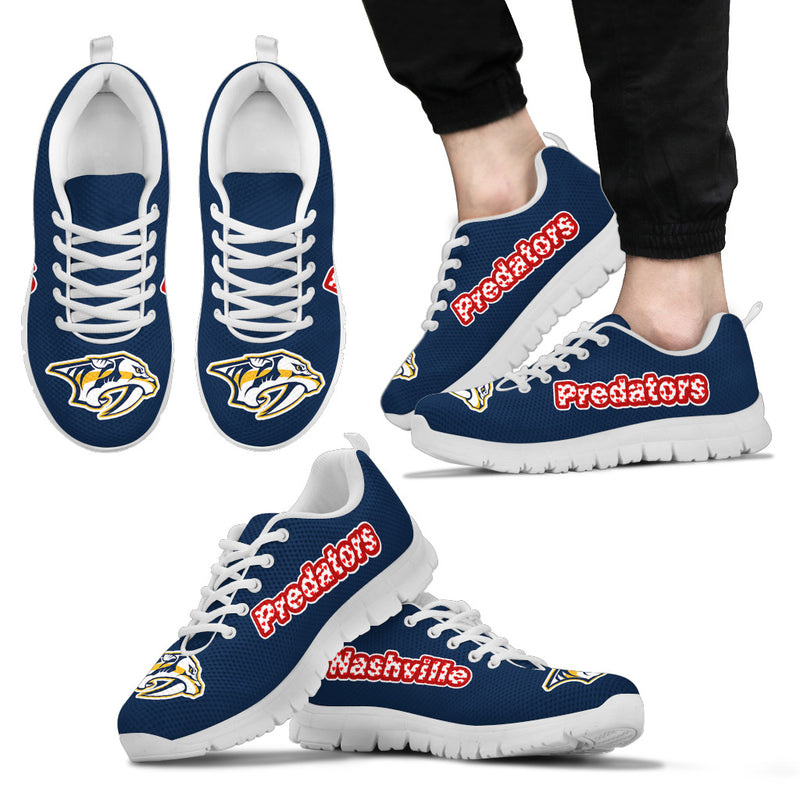Magnificent Nashville Predators Amazing Logo Sneakers