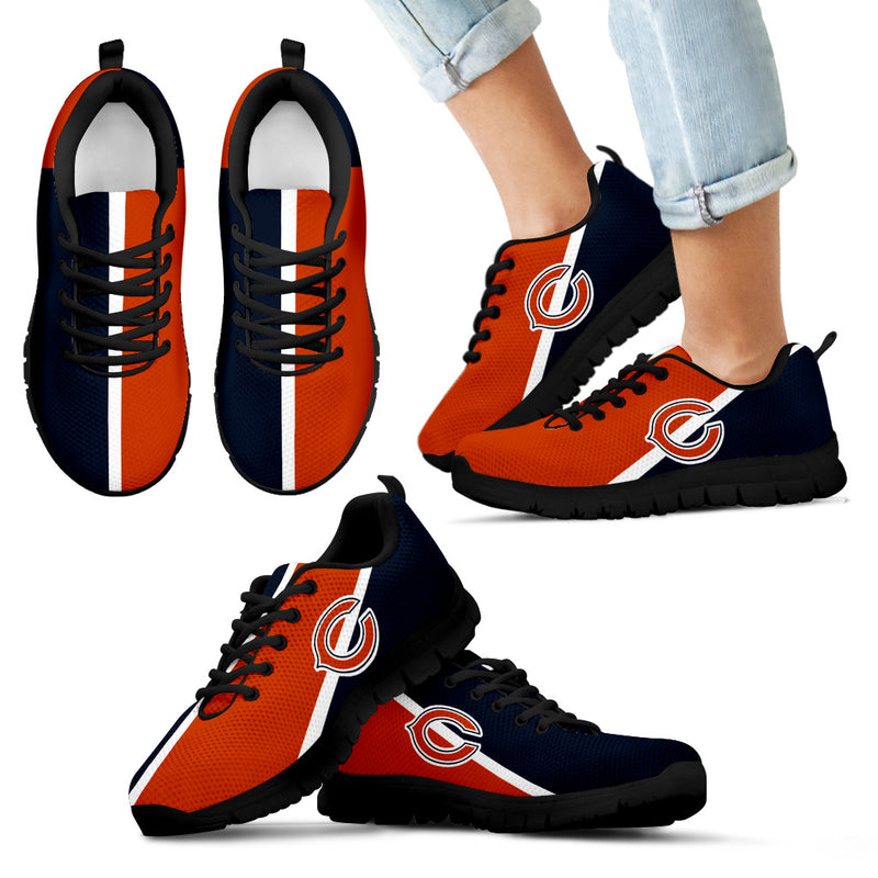 Dynamic Aparted Colours Beautiful Logo Chicago Bears Sneakers