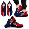 Dynamic Aparted Colours Beautiful Logo Columbus Blue Jackets Sneakers
