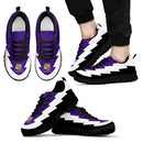 Beautiful Printed LSU Tigers Sneakers Jagged Saws Creative Draw