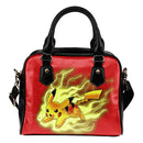 Pikachu Angry Moment Calgary Flames Shoulder Handbags