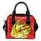 Pikachu Angry Moment Calgary Flames Shoulder Handbags