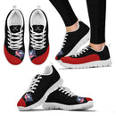 Valentine Love Red Colorful Columbus Blue Jackets Sneakers