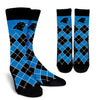 Gorgeous Carolina Panthers Argyle Socks
