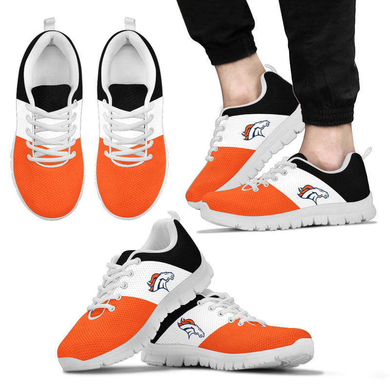 Separate Colours Section Superior Denver Broncos Sneakers