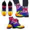 Multicolor Zig Zag Lovely Background Nice Logo Fresno State Bulldogs Boots