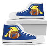 Pikachu Laying On Ball St. Louis Blues High Top Shoes