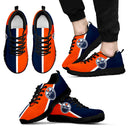 Dynamic Aparted Colours Beautiful Logo Edmonton Oilers Sneakers