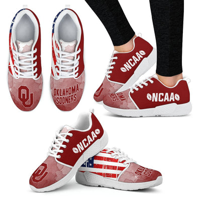 Simple Fashion Oklahoma Sooners Shoes Athletic Sneakers