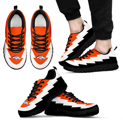 Jagged Saws Creative Draw Denver Broncos Sneakers