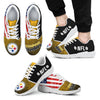 Simple Fashion Pittsburgh Steelers Shoes Athletic Sneakers