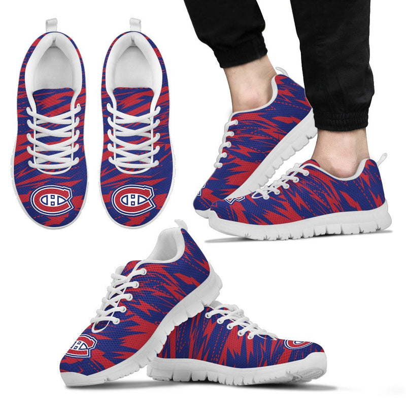 Brush Strong Cracking Comfortable Montreal Canadiens Sneakers