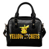 Pokemon Sit On Text Georgia Tech Yellow Jackets Shoulder Handbag
