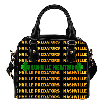 Colorful Nashville Predators Stunning Letters Shoulder Handbags