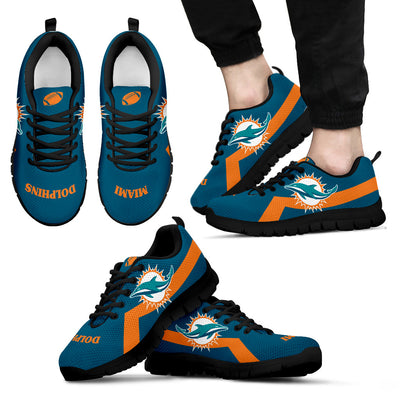 Miami Dolphins Line Logo Sneakers