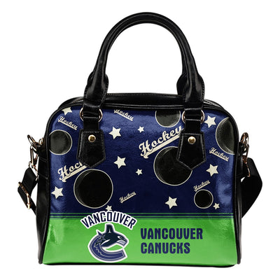 Personalized American Hockey Awesome Vancouver Canucks Shoulder Handbag