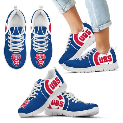 Gorgeous Logo Chicago Cubs Sneakers