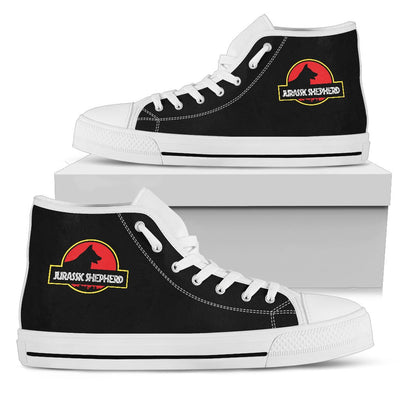 Jurassic Park German Shepherd High Top Shoes