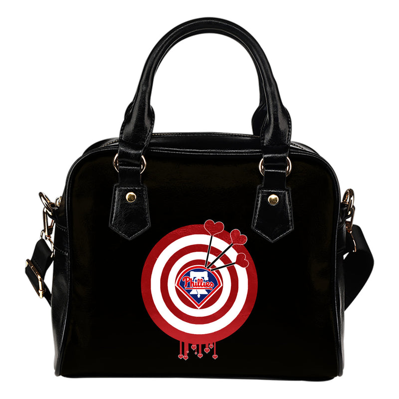 Valentine Sweet Philadelphia Phillies Dart Couple Love Shoulder Handbags