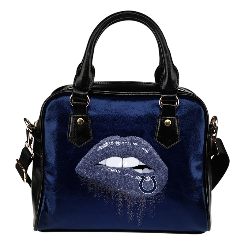 Beautiful Lips Elegant Logo Indianapolis Colts Shoulder Handbags