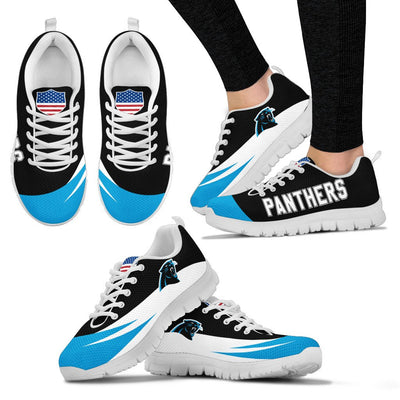 Awesome Gift Logo Carolina Panthers Sneakers