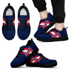 Three Colors Vertical Atlanta Braves Sneakers