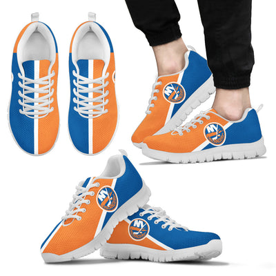 Dynamic Aparted Colours Beautiful Logo New York Islanders Sneakers