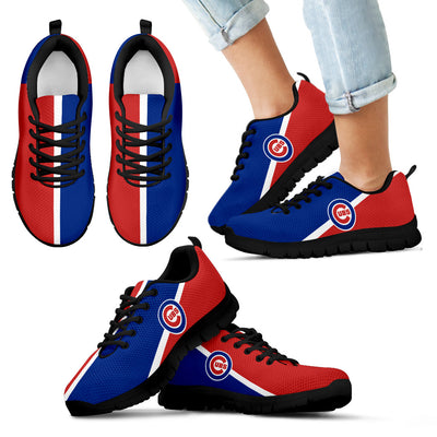 Dynamic Aparted Colours Beautiful Logo Chicago Cubs Sneakers