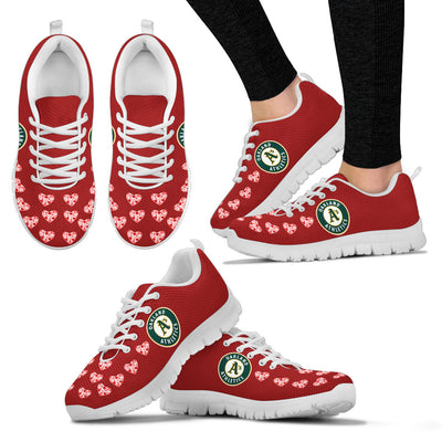 Love Extreme Emotion Pretty Logo Oakland Athletics Sneakers