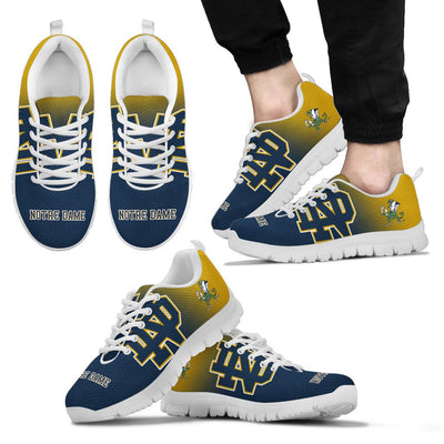 Colorful Unofficial Notre Dame Fighting Irish Sneakers