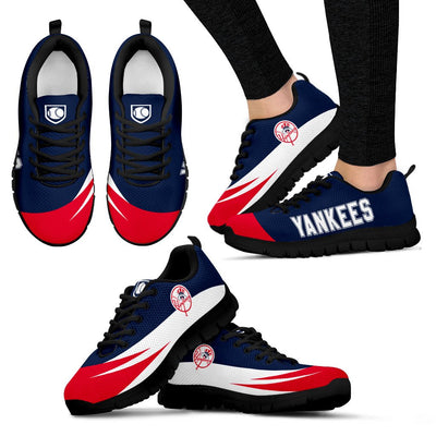 Awesome Gift Logo New York Yankees Sneakers