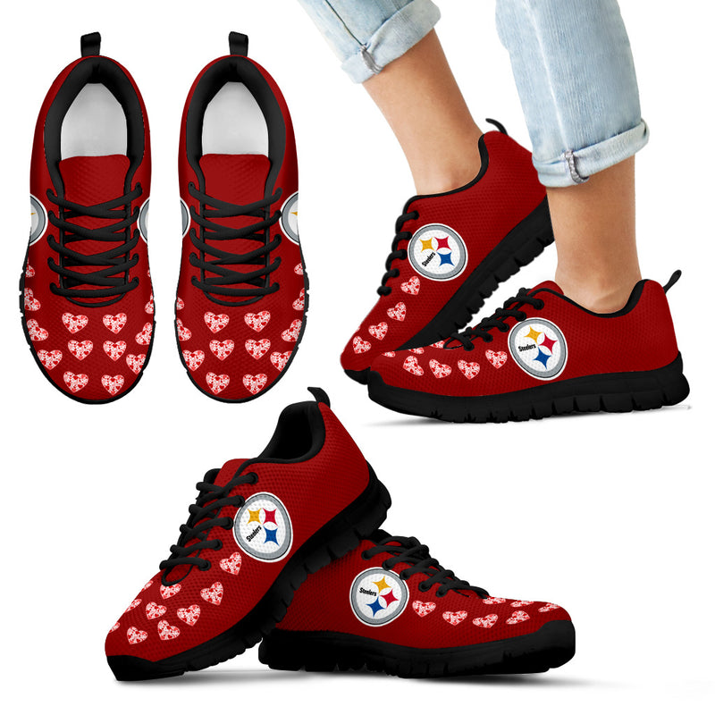 Love Extreme Emotion Pretty Logo Pittsburgh Steelers Sneakers
