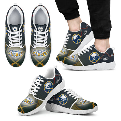 Awesome Buffalo Sabres Running Sneakers For Hockey Fan