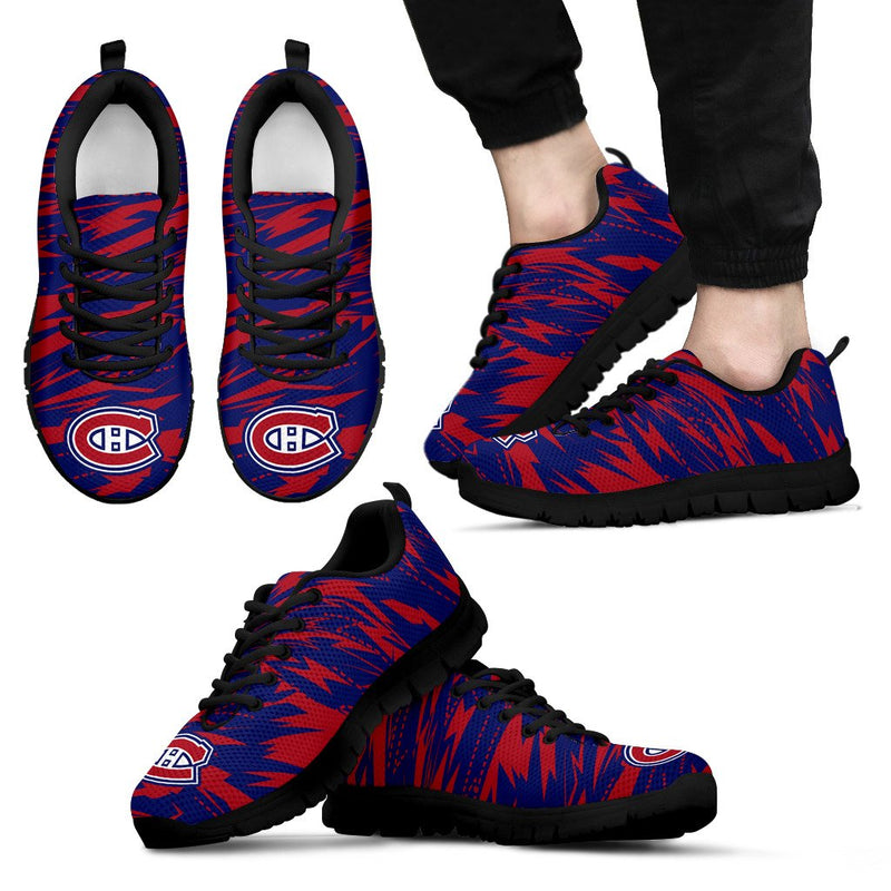 Brush Strong Cracking Comfortable Montreal Canadiens Sneakers