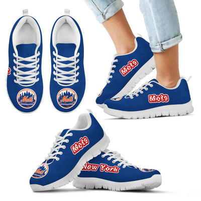 Magnificent New York Mets Amazing Logo Sneakers