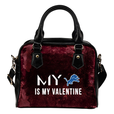 My Perfectly Love Valentine Fashion Detroit Lions Shoulder Handbags