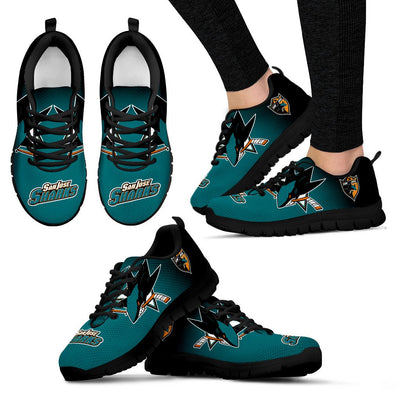 Colorful Unofficial San Jose Sharks Sneakers