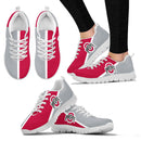 Dynamic Aparted Colours Beautiful Logo Ohio State Buckeyes Sneakers