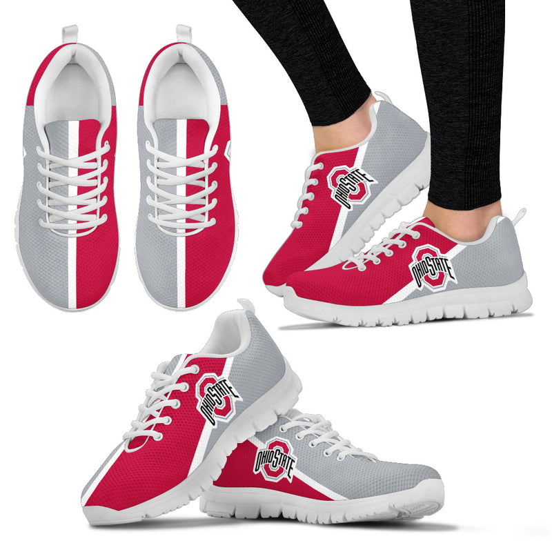 Dynamic Aparted Colours Beautiful Logo Ohio State Buckeyes Sneakers